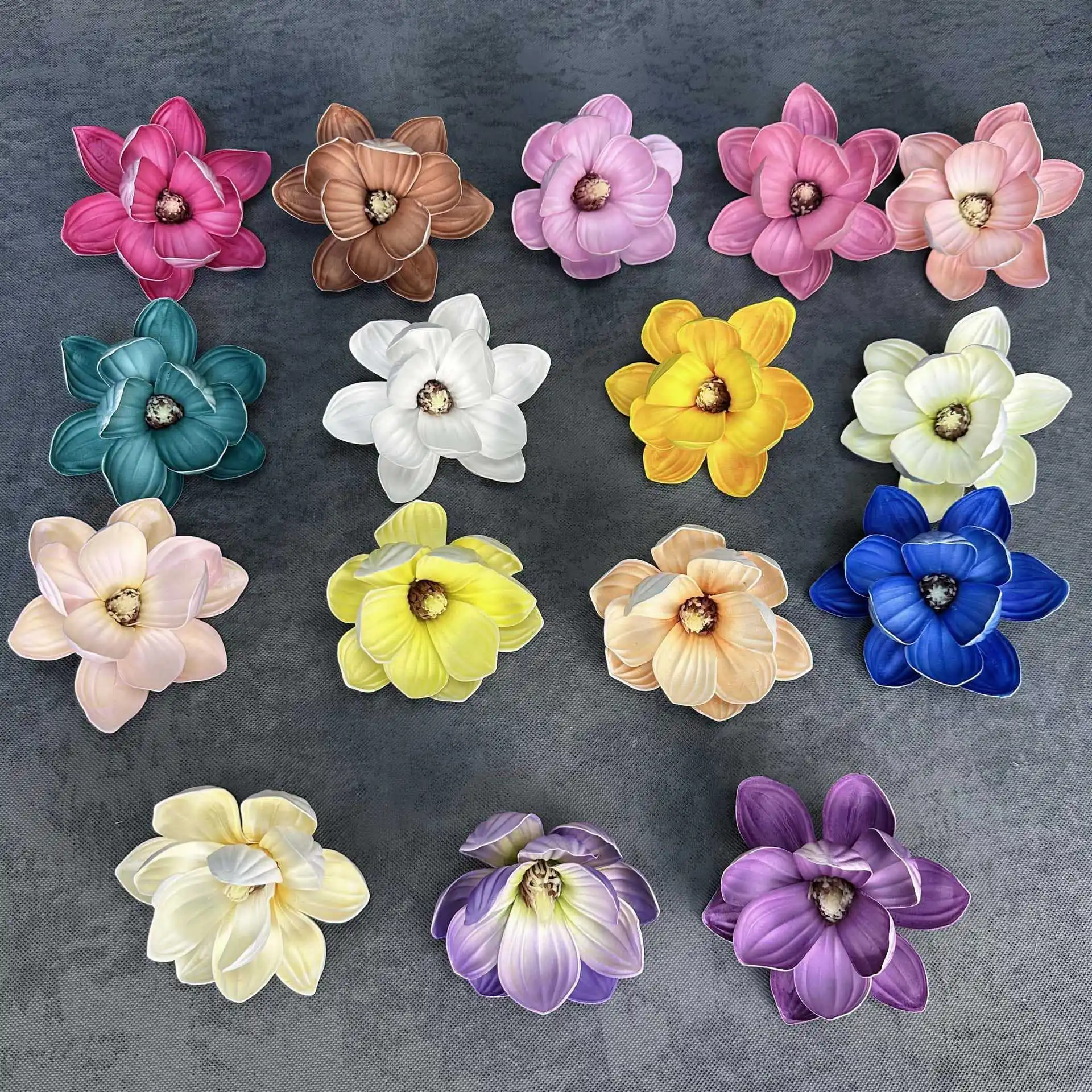 10pcs Simulated Flower Magnolia Head Flower EVA13CM Texture Festival Party Scene Decoration Headwear Clothing Ornament
10pcs Simulated Flower Magnolia Head Flower EVA13CM Texture Festival Party Scene Decoration Headwear Clothing Ornament