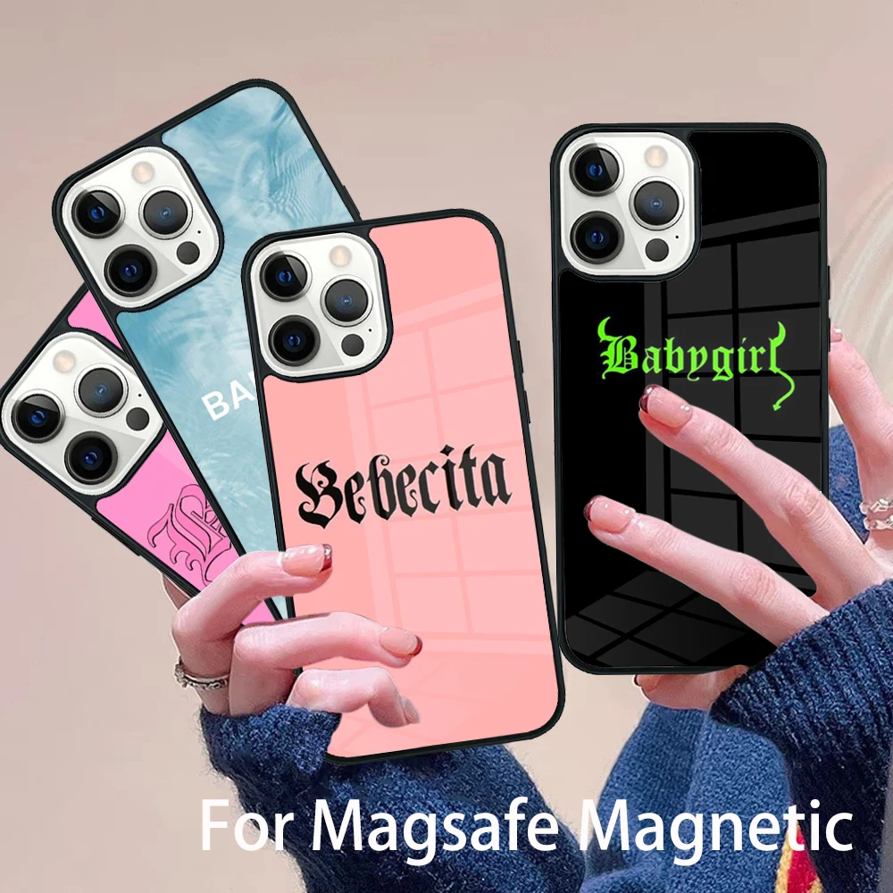 Babe Babygirl Phone Case Magesafe Magnetic Wireless Charge Cover For IPhone 16 11 12 13 14 15 Pro Max Plus Mini
Babe Babygirl Phone Case Magesafe Magnetic Wireless Charge Cover For IPhone 16 11 12 13 14 15 Pro Max Plus Mini