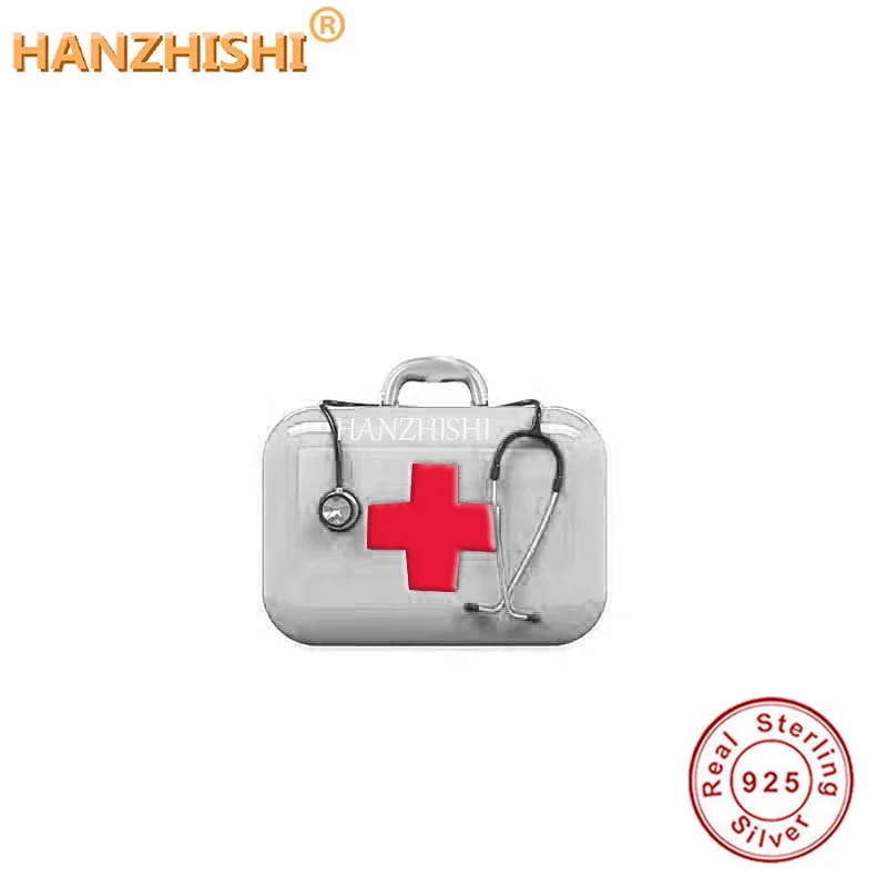 Authentic Real 925 Sterling Silver Doctor's Toolbox Beads Charms Fit Original Brand Bracelet Necklace Jewelry Women Berloque
Authentic Real 925 Sterling Silver Doctor's Toolbox Beads Charms Fit Original Brand Bracelet Necklace Jewelry Women Berloque