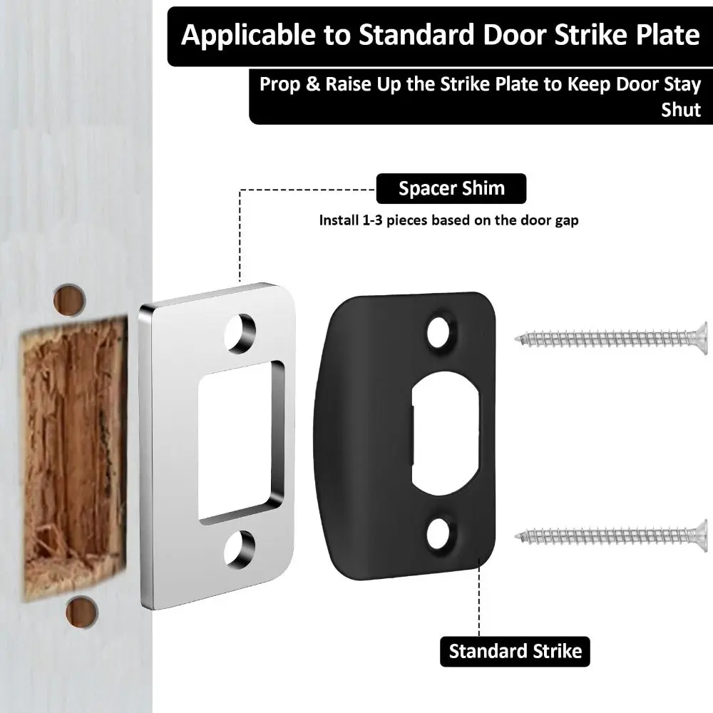 Three Different Thickness Door Strike Shim Plates Universal Standard Stainless Steel Material Stainless Steel Spacer
Three Different Thickness Door Strike Shim Plates Universal Standard Stainless Steel Material Stainless Steel Spacer