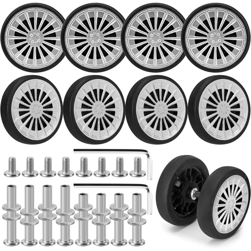 ABWZ-Замена колес для багажа 55 мм/2,17 дюйма, сменные двойные колеса для чемодана, ролики, запасные части для багажа, V-A7
ABWZ-Замена колес для багажа 55 мм/2,17 дюйма, сменные двойные колеса для чемодана, ролики, запасные части для багажа, V-A7