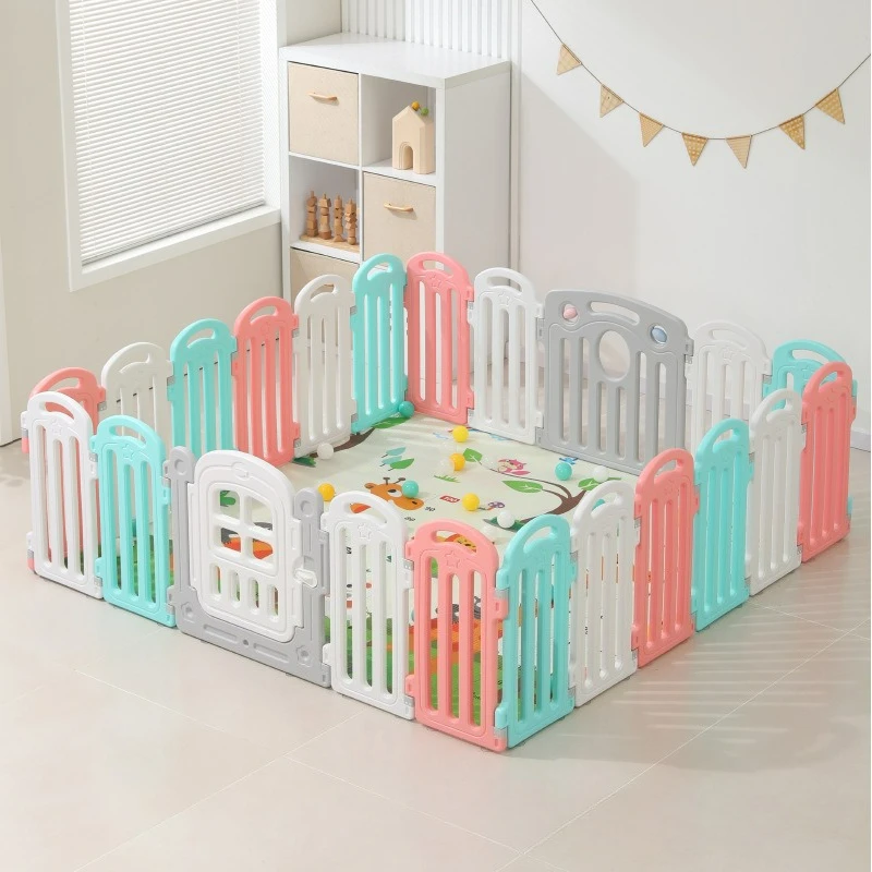 Game Fence Protective Fence Baby on The Ground Children Crawling Mat Guardrail Living Room Home Use Walking Fence
Game Fence Protective Fence Baby on The Ground Children Crawling Mat Guardrail Living Room Home Use Walking Fence