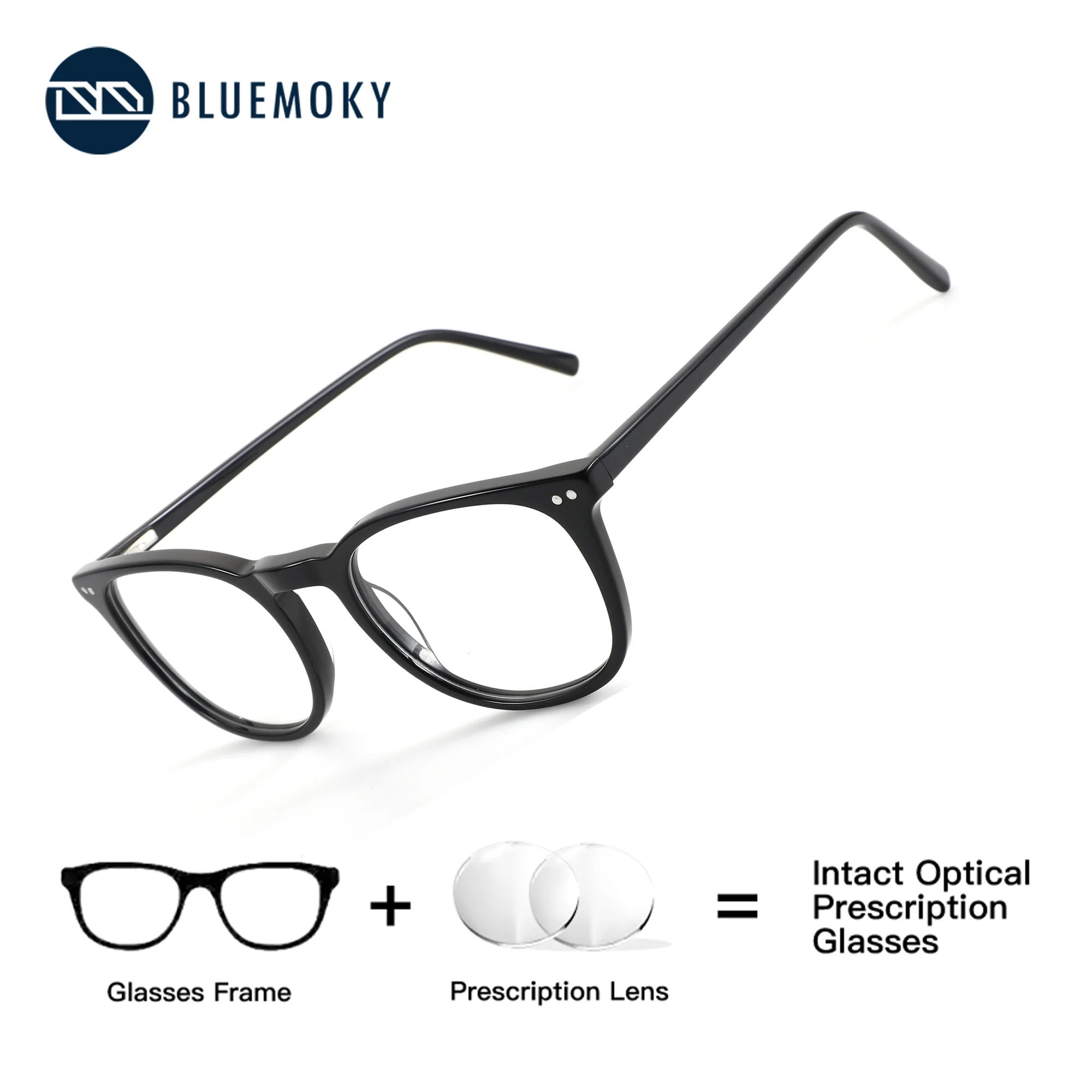 BLUEMOKY Square Acetate Optical Eyeglasses With Recipe Photochromic Grey Anti Blue Light Prescription Corrective Women's Glasses
BLUEMOKY Square Acetate Optical Eyeglasses With Recipe Photochromic Grey Anti Blue Light Prescription Corrective Women's Glasses