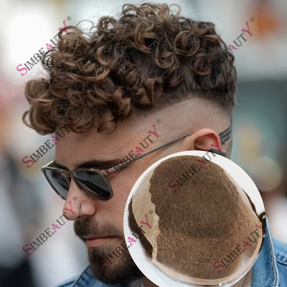 Undetectable Bleach Knots 18MM Curly Q6 Swiss Lace Front Male Hair Replacement System Grey Black Blonde Human Hair Lace&PUToupee
Undetectable Bleach Knots 18MM Curly Q6 Swiss Lace Front Male Hair Replacement System Grey Black Blonde Human Hair Lace&PUToupee
