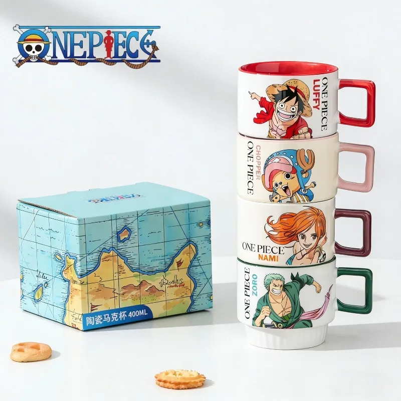Anime One Piece peripheral genuine Luffy Zoro cartoon stacking cup ceramic mug creative coffee cup gift Breakfast Milk Cup
Anime One Piece peripheral genuine Luffy Zoro cartoon stacking cup ceramic mug creative coffee cup gift Breakfast Milk Cup