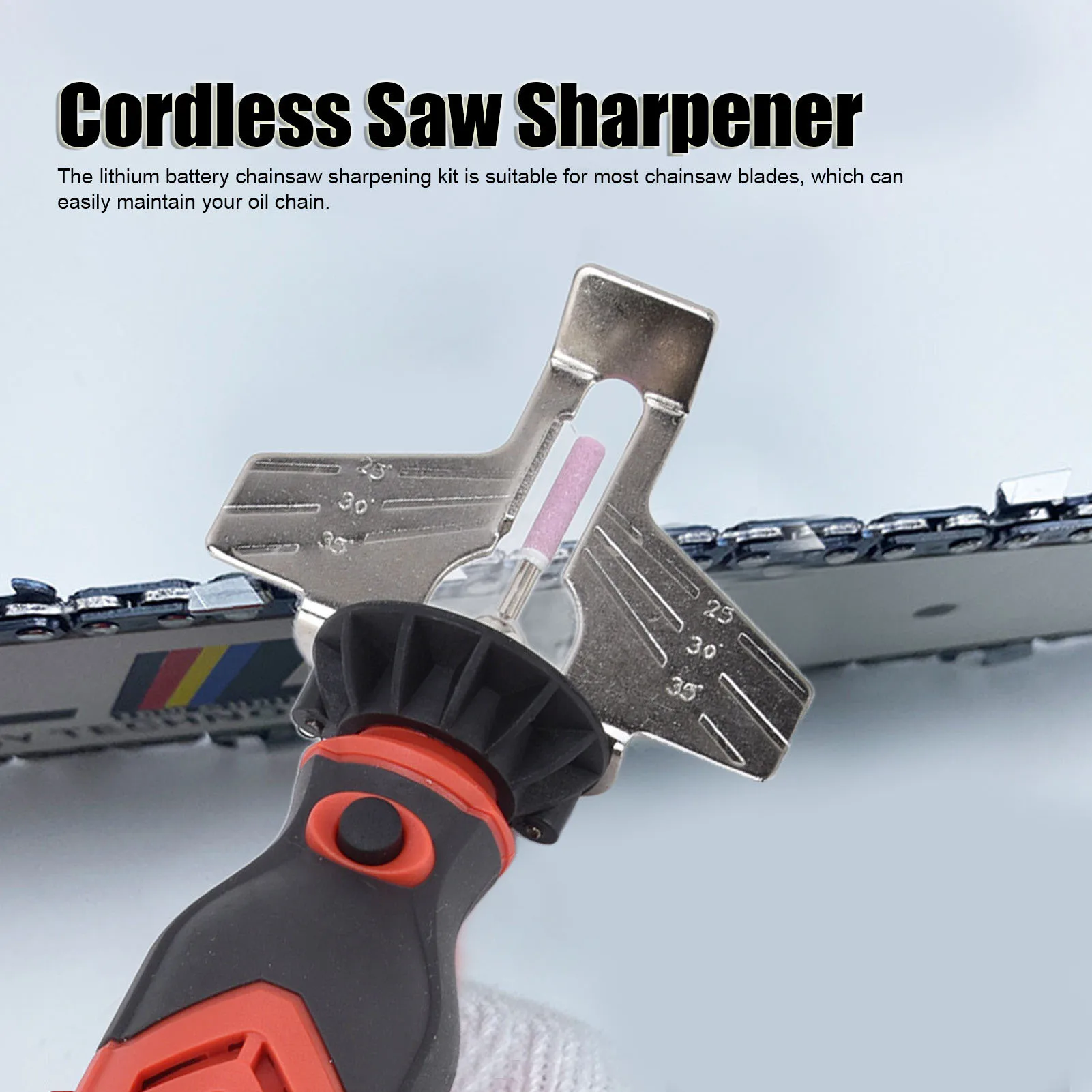 DC3.6V Cordless Saw Sharpener Kit Handheld Chainsaw Sharpening Kit Red Chain Saw Sharpen Tool Set Chainsaw Sharpening Kit
DC3.6V Cordless Saw Sharpener Kit Handheld Chainsaw Sharpening Kit Red Chain Saw Sharpen Tool Set Chainsaw Sharpening Kit