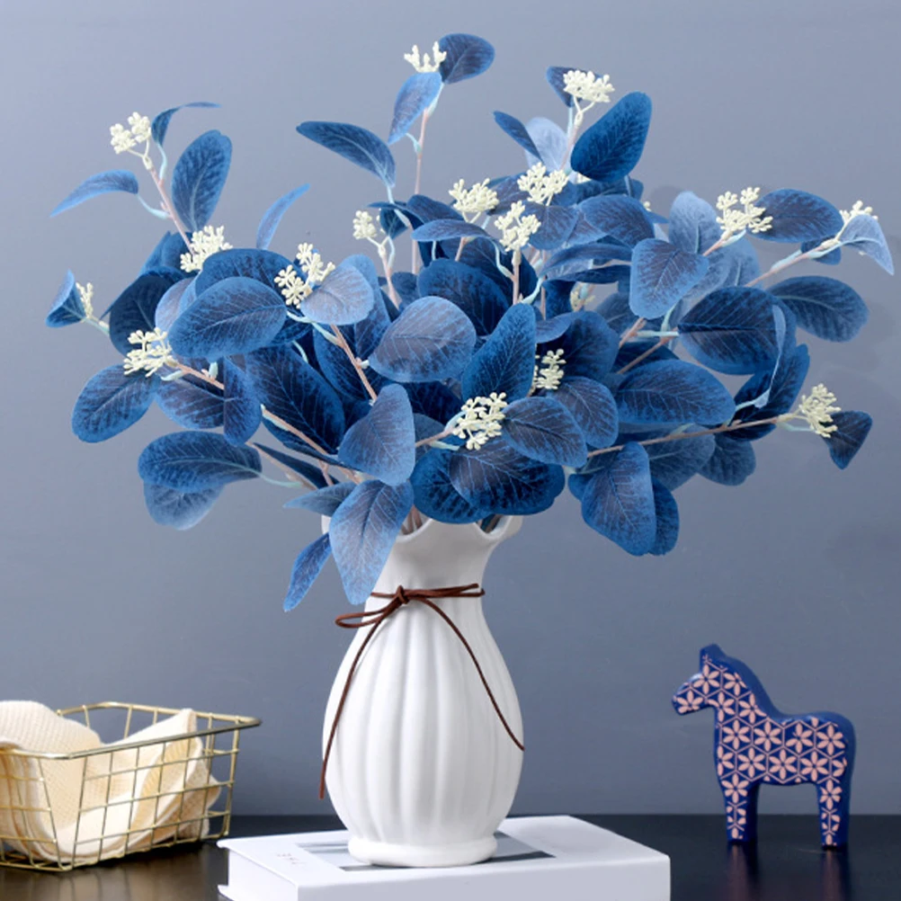 6 Pcs Simulated Eucalyptus Leaves Artificial Greenery Stems Fake Silk Cloth for Vase
6 Pcs Simulated Eucalyptus Leaves Artificial Greenery Stems Fake Silk Cloth for Vase