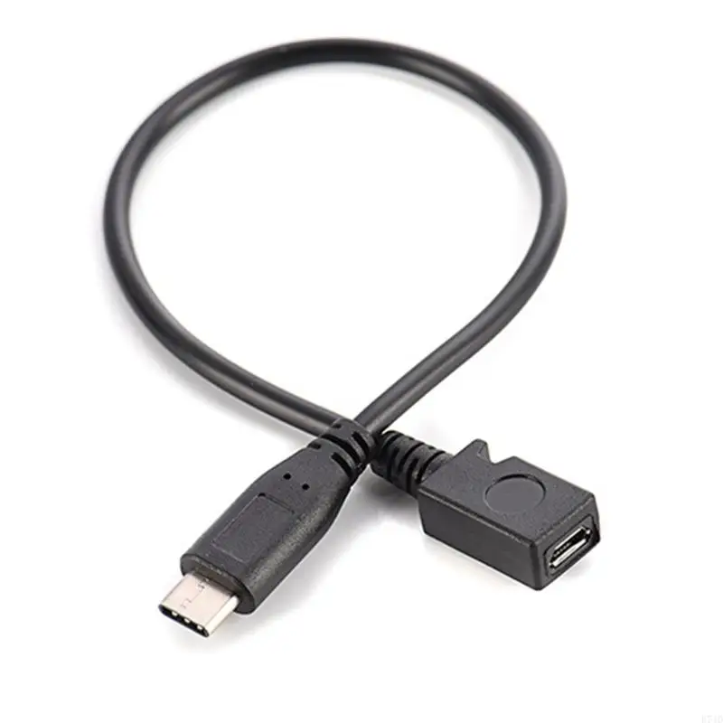 Charging Data Cable Usb TypeC to Micro USB Adapter Changer TypeC Male To MicroUSB Female Converter Charging Cord 27cm
Charging Data Cable Usb TypeC to Micro USB Adapter Changer TypeC Male To MicroUSB Female Converter Charging Cord 27cm