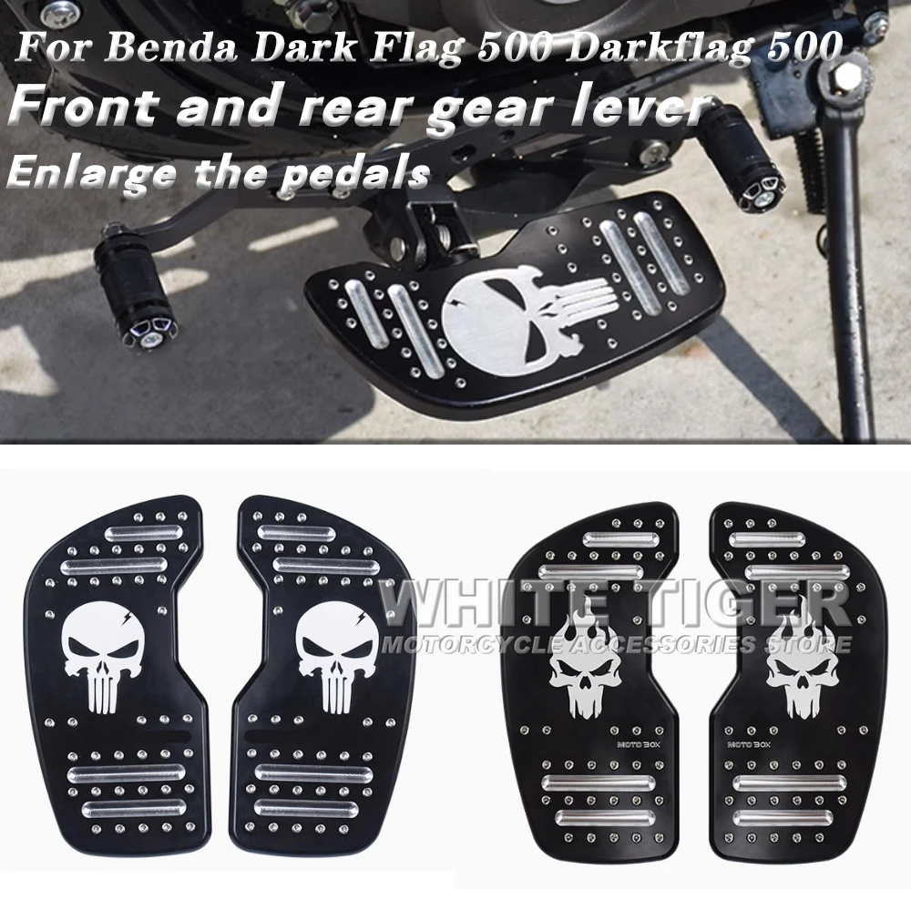 Motorcycle Modification with Enlarged Pedals and Front and Rear Gear Levers FOR Benda Dark Flag 500 Darkflag 500 Black Flag 500
Motorcycle Modification with Enlarged Pedals and Front and Rear Gear Levers FOR Benda Dark Flag 500 Darkflag 500 Black Flag 500