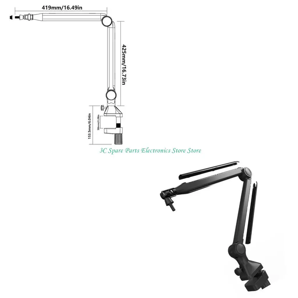 SZ 2-Stage Adjustable Suspension Boom Mic Stand Holder Rack for Live Recording
SZ 2-Stage Adjustable Suspension Boom Mic Stand Holder Rack for Live Recording