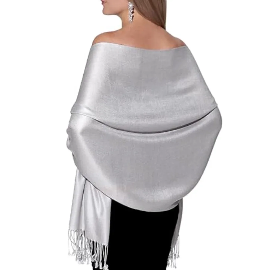 Pashmina Shawls and Wraps for Evening Dresses, Large Soft Pashminas Wedding Shawl
Pashmina Shawls and Wraps for Evening Dresses, Large Soft Pashminas Wedding Shawl