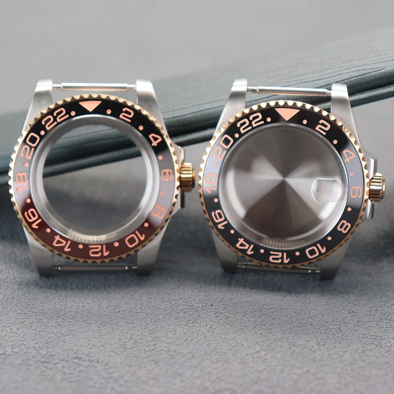 40mm Nh35 Mechanical watch Case Ceramic Bezel Sapphire Glass For Nh35 Nh36 Nh34/38 Miyota8215 ETA2824 Movt GMT Replacement parts
40mm Nh35 Mechanical watch Case Ceramic Bezel Sapphire Glass For Nh35 Nh36 Nh34/38 Miyota8215 ETA2824 Movt GMT Replacement parts