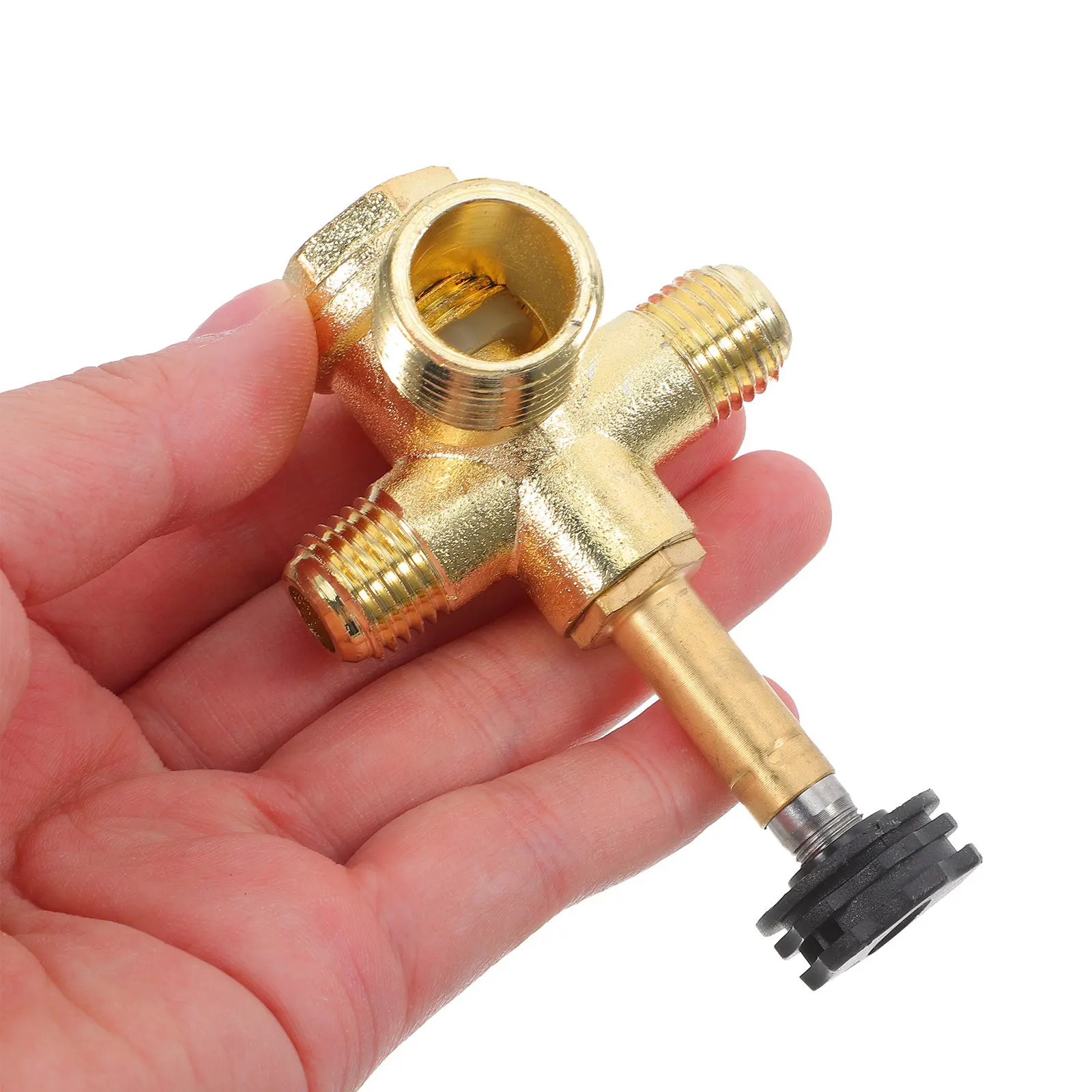 Double Tube Pneumatic Air Compressor Check Valve 4 Way Threaded Replacement Non-Return Valve Connector Pneumatic Accessory
Double Tube Pneumatic Air Compressor Check Valve 4 Way Threaded Replacement Non-Return Valve Connector Pneumatic Accessory