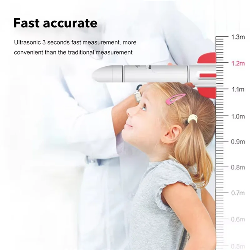 F-T Height Measuring Stadiometer Portable Ultrasound Handheld Height Measuring Ruler With Bluetooth For Kids
F-T Height Measuring Stadiometer Portable Ultrasound Handheld Height Measuring Ruler With Bluetooth For Kids
