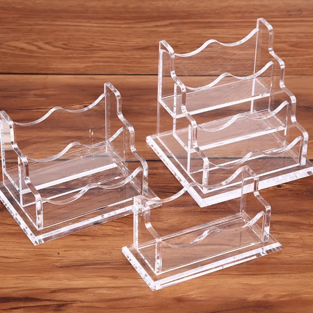 Transparent Acrylic Business Card Holder Acrylic Elegant Name Card Display Stand Thickened High-capacity Organizer Storage Rack
Transparent Acrylic Business Card Holder Acrylic Elegant Name Card Display Stand Thickened High-capacity Organizer Storage Rack