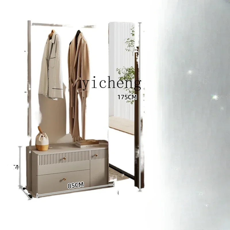 Bedroom Coat Rack Floor-to-Floor Household Removable Clothing Rack Full Body Clothing Mirror Bedside Table
Bedroom Coat Rack Floor-to-Floor Household Removable Clothing Rack Full Body Clothing Mirror Bedside Table