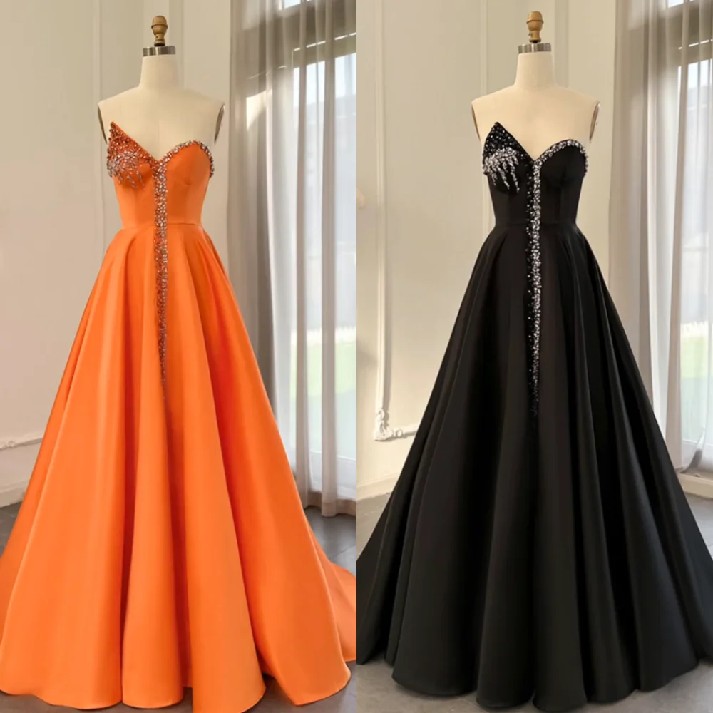 Customized Charmeuse Sequined Beading Sweetheart A-line Long Dresses Bespoke Occasion Exquisite Sparkle Formal Evening
Customized Charmeuse Sequined Beading Sweetheart A-line Long Dresses Bespoke Occasion Exquisite Sparkle Formal Evening