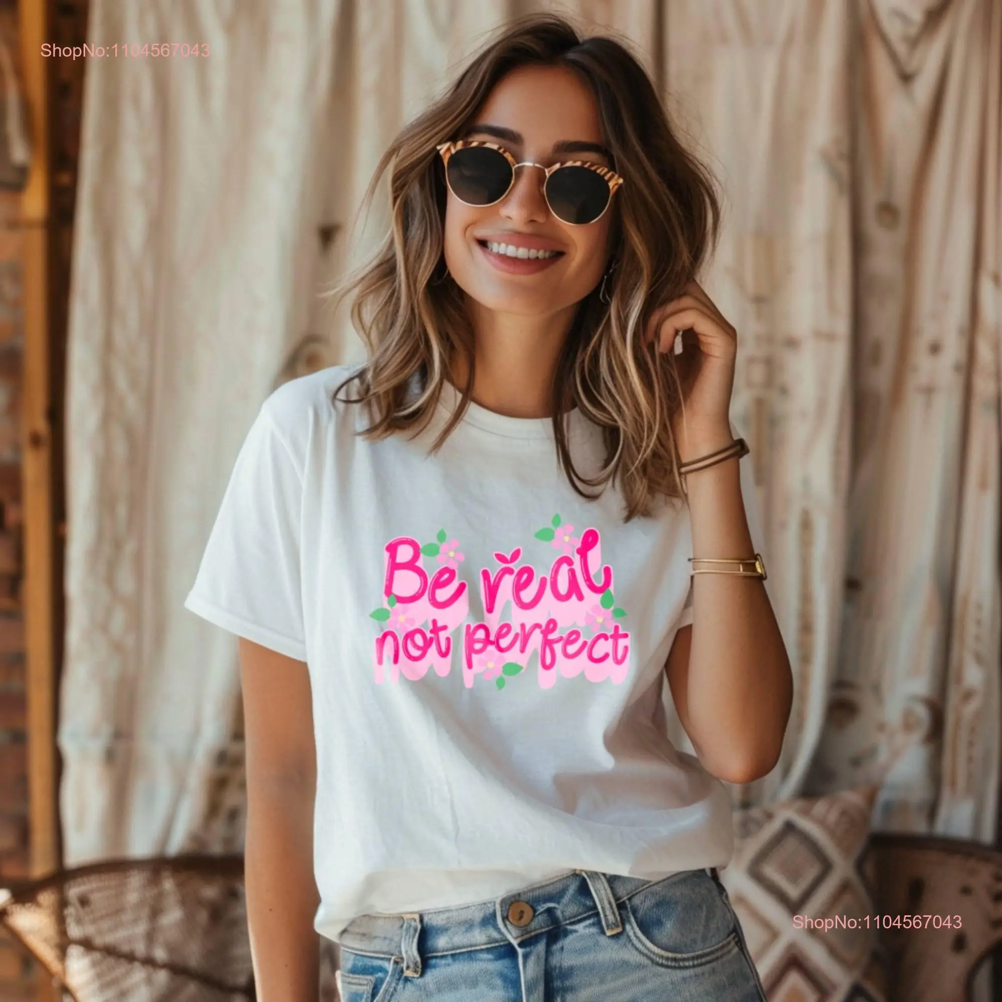 Be real not perfect Inspirational T Shirt SweaT Good Vibe Motivation long or short sleeves
Be real not perfect Inspirational T Shirt SweaT Good Vibe Motivation long or short sleeves