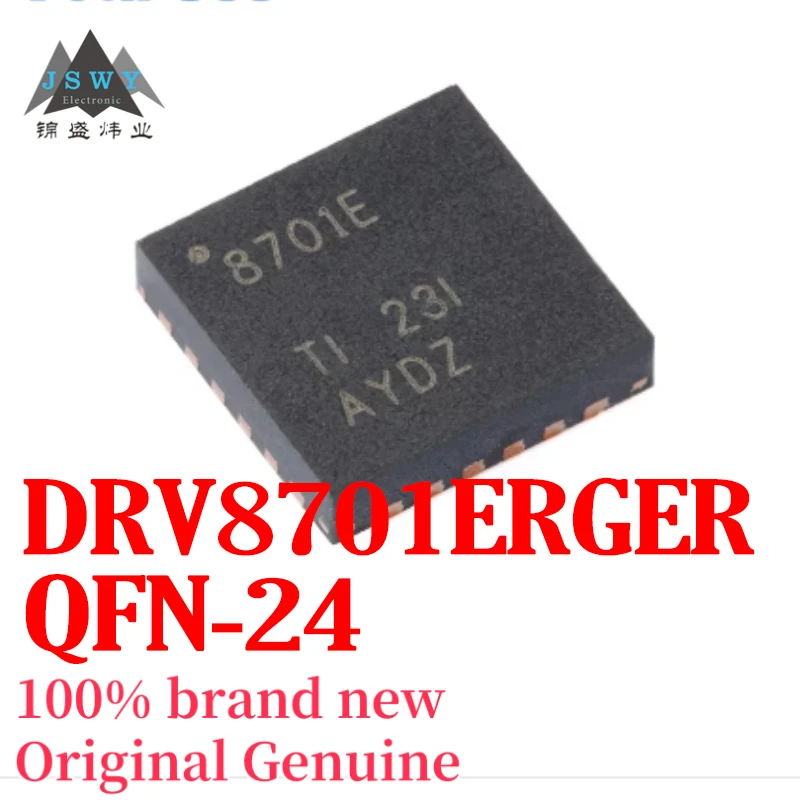(5/50 pcs) DRV8701ERGER DRV8701 Silk-Screen 8701E QFN24 Driver Chip Genuine Free Shipping
(5/50 pcs) DRV8701ERGER DRV8701 Silk-Screen 8701E QFN24 Driver Chip Genuine Free Shipping