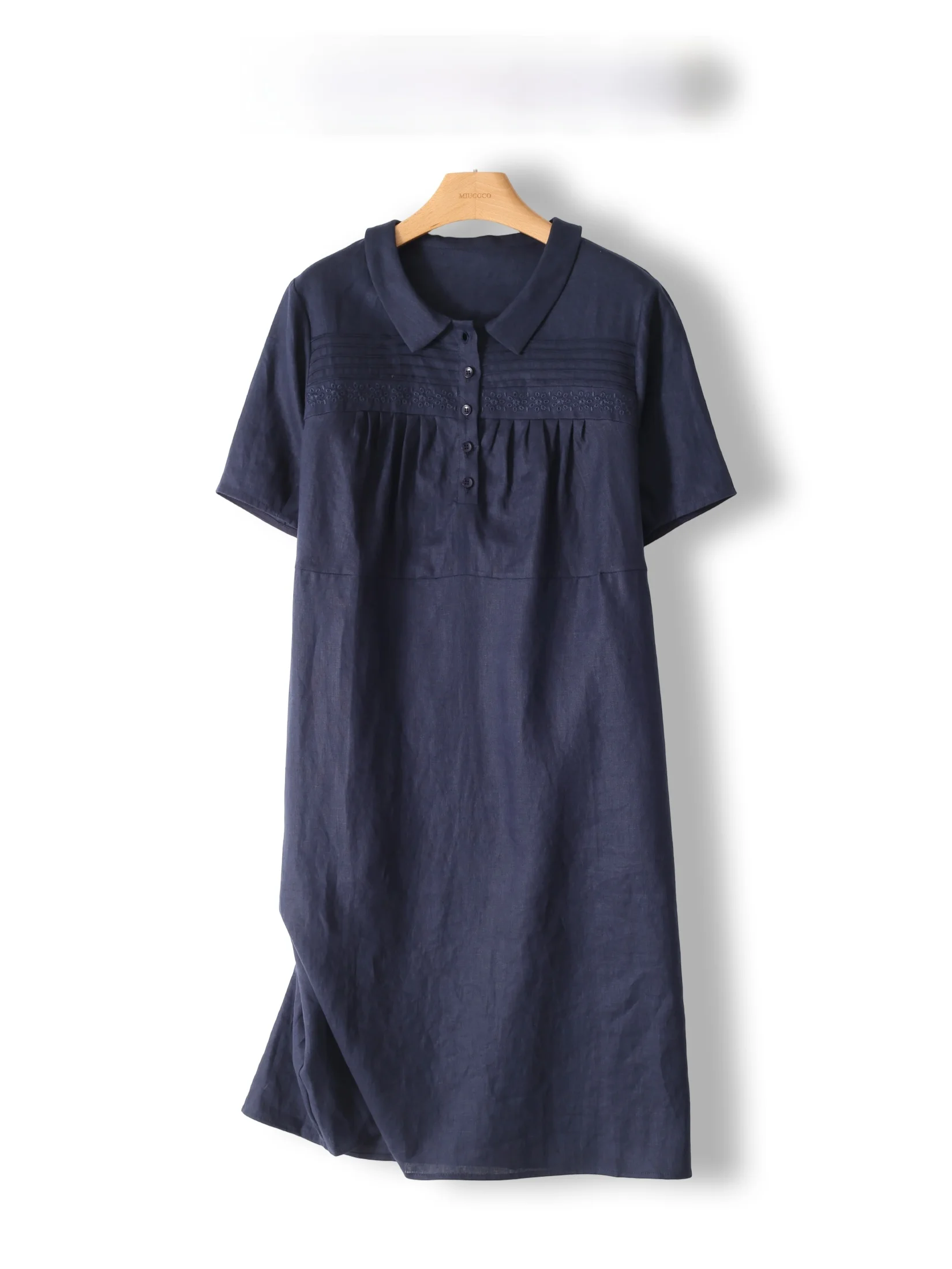 Romantic Breathable Summer Dress P-Brand Material Doll Collar Embroidered Thin Thousand Needle Carving Hollow out Women's Dress
Romantic Breathable Summer Dress P-Brand Material Doll Collar Embroidered Thin Thousand Needle Carving Hollow out Women's Dress