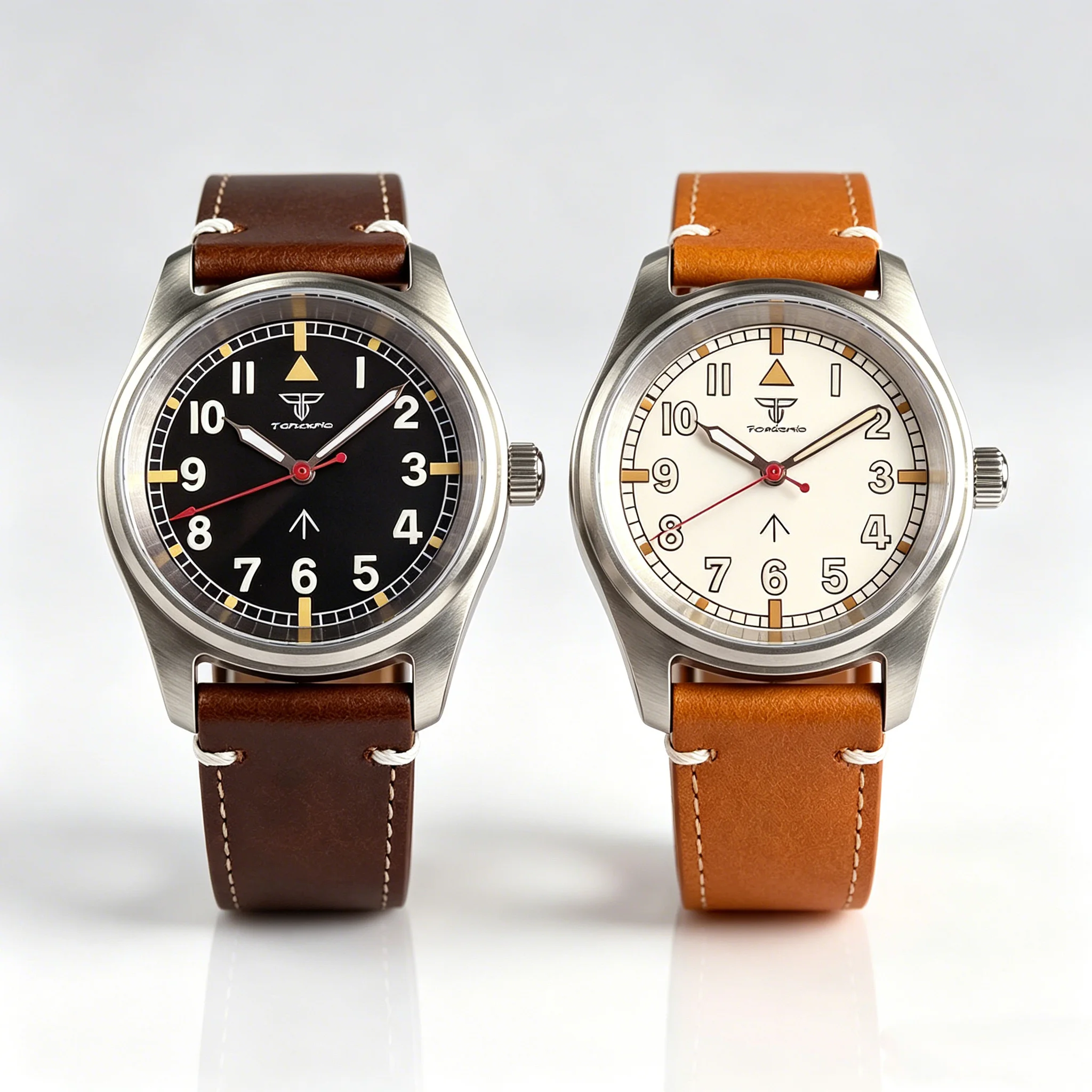 Tandorio Vintage Pilot Automatic Men's Watch Japan NH35A Asia 2824 Mechanical 200m Waterproof Luminous Sapphire Crystal 36mm
Tandorio Vintage Pilot Automatic Men's Watch Japan NH35A Asia 2824 Mechanical 200m Waterproof Luminous Sapphire Crystal 36mm