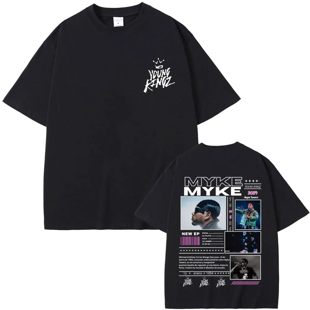 Rapper Myke Towers Graphic Print T-shirts Men Women Fashion Hip Hop Crewneck Tshirt Men's Casual Oversized Short Sleeve T Shirts
Rapper Myke Towers Graphic Print T-shirts Men Women Fashion Hip Hop Crewneck Tshirt Men's Casual Oversized Short Sleeve T Shirts