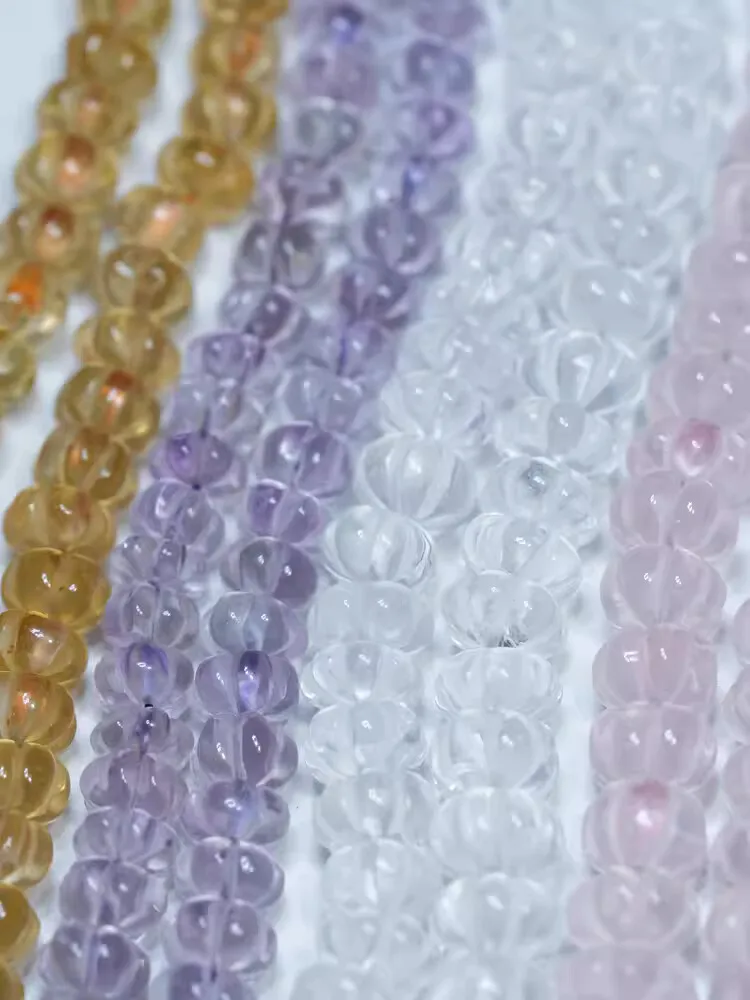 Amethyst Rose Quartz white pumpkin carved 6-8mm Wholesale for DIY jewelry Necklace 20cm LOOSE BEADS
Amethyst Rose Quartz white pumpkin carved 6-8mm Wholesale for DIY jewelry Necklace 20cm LOOSE BEADS