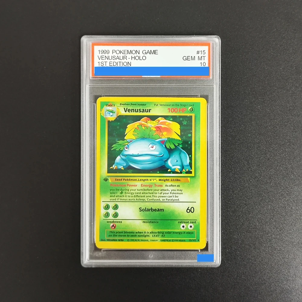 Proxy DIY Hot! 1999 US 1st Ed Venusaur #15 Card - 10/10 Gem MT Pokemon TCG, Holo Rare Collectible Card Rating Cards 10
Proxy DIY Hot! 1999 US 1st Ed Venusaur #15 Card - 10/10 Gem MT Pokemon TCG, Holo Rare Collectible Card Rating Cards 10