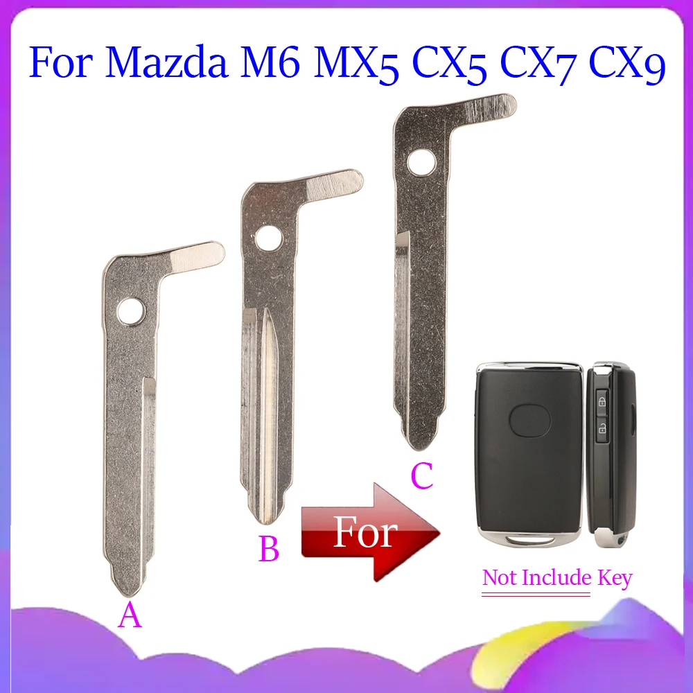 jingyuqin New Replacement Emergency Spare Key Blade Smart For 2019-2022 Mazda M6 MX5 CX5 CX7 CX9 RX8 CX30
jingyuqin New Replacement Emergency Spare Key Blade Smart For 2019-2022 Mazda M6 MX5 CX5 CX7 CX9 RX8 CX30