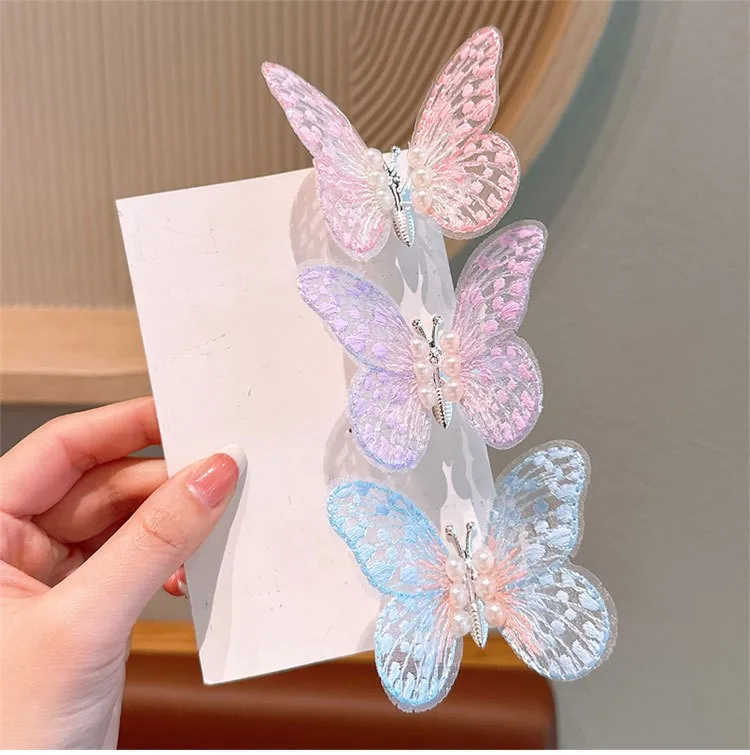 Ancient Style Super Fairy Butterfly Barrettes Beautiful Headdress Side Fringe Clip Hair Accessories
Ancient Style Super Fairy Butterfly Barrettes Beautiful Headdress Side Fringe Clip Hair Accessories