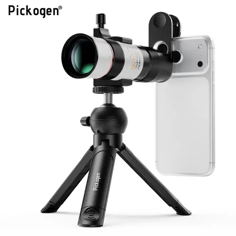 PICKOGEN Zoom Lens 18x-50x Telephoto Telescope Lenses Universal High Power Tele for Bird-watching Camping iPhone Android Phones