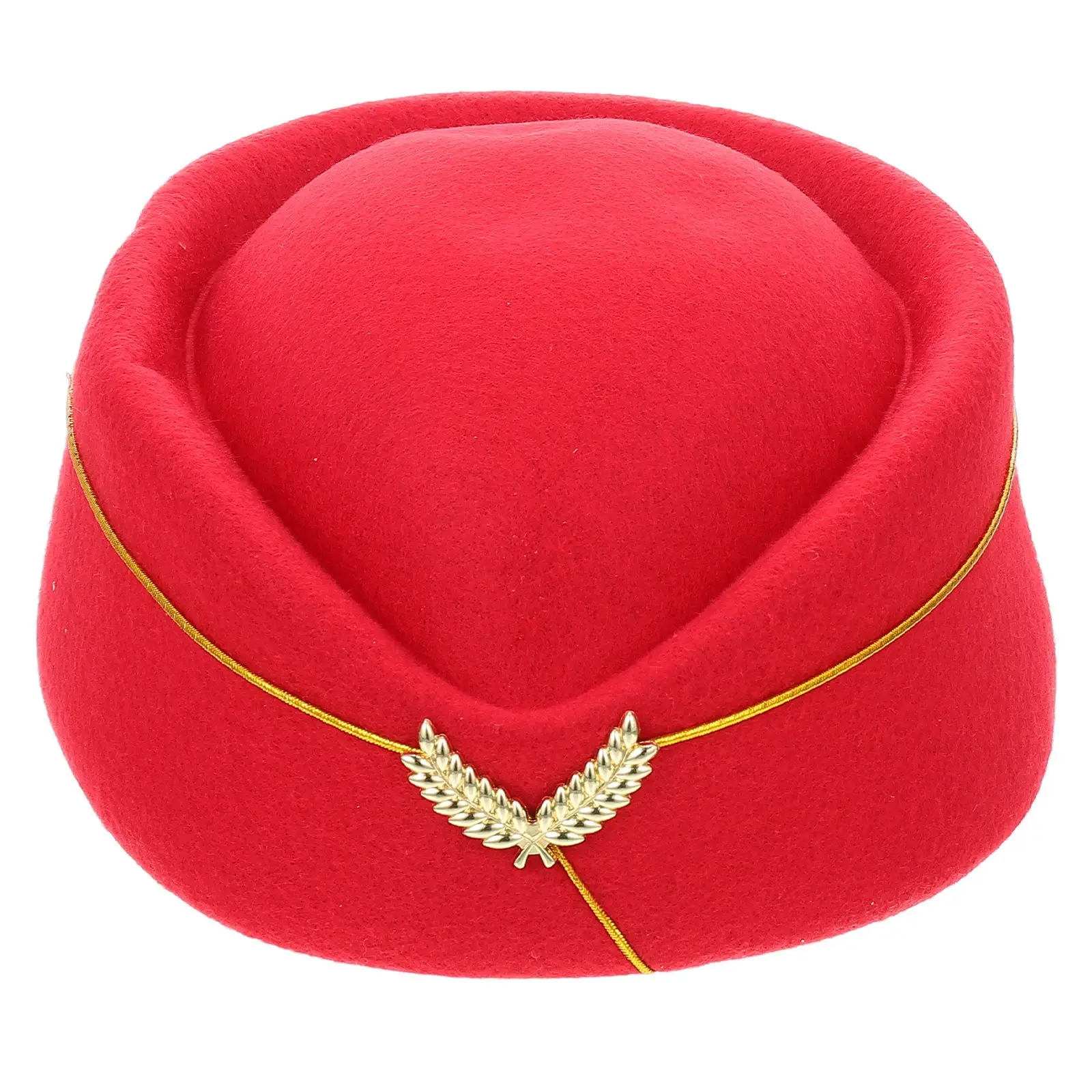 Stewardess Hat Bright Red Flight Attendant Costume Decorative Pillbox Cap Uniform Prop Cosplay Stage Performance
Stewardess Hat Bright Red Flight Attendant Costume Decorative Pillbox Cap Uniform Prop Cosplay Stage Performance