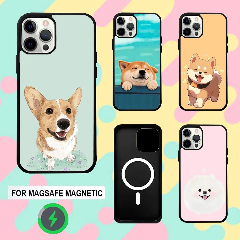 Pet Puppy Dog Cute Phone Case For iPhone 16e,16,15,14,13,12,11,Plus,Pro,Max,Mini Magsafe Magnetic Wireless Charging
Pet Puppy Dog Cute Phone Case For iPhone 16e,16,15,14,13,12,11,Plus,Pro,Max,Mini Magsafe Magnetic Wireless Charging