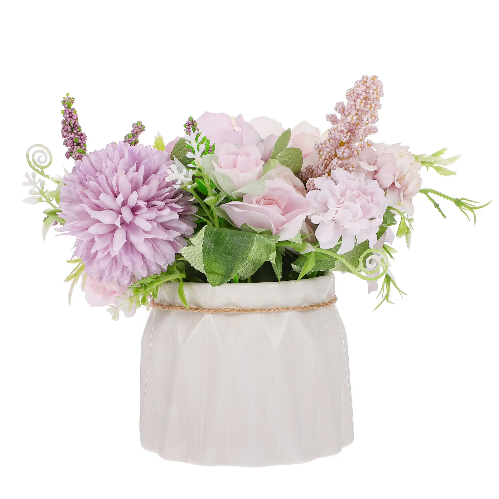 1pc Ceramic Flowerpot Simulated Rose Faux Bonsai Tree Lifelike Artificial Flower Decor for Home Office Hotel Indoor Long-Lasting
1pc Ceramic Flowerpot Simulated Rose Faux Bonsai Tree Lifelike Artificial Flower Decor for Home Office Hotel Indoor Long-Lasting