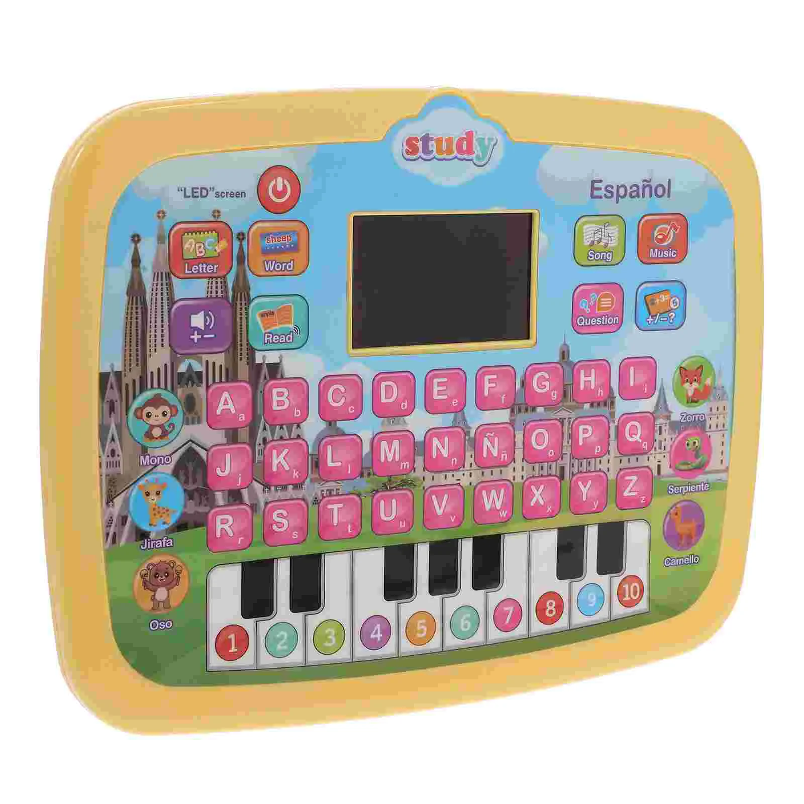 Learning Machine LED Screen Kids Educational Toy Multifunctional Toddler Tablet Vocabulary Spelling Pronunciation
Learning Machine LED Screen Kids Educational Toy Multifunctional Toddler Tablet Vocabulary Spelling Pronunciation