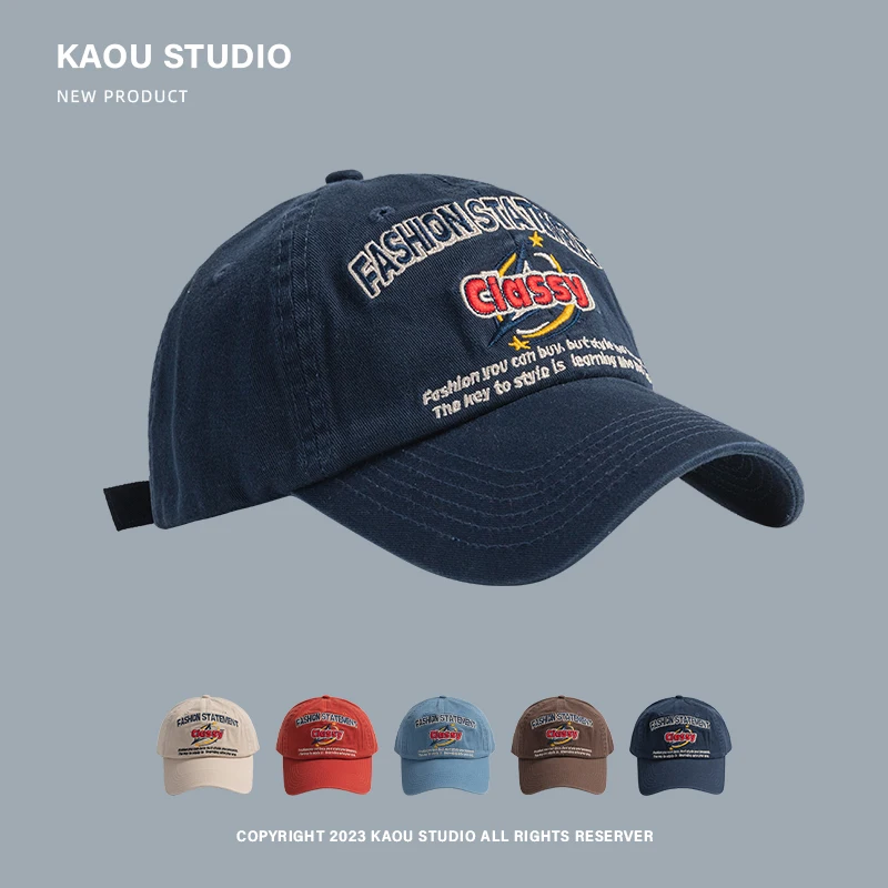 Retro Embroidered Peaked Cap Men's and Women's Spring and Autumn New Soft Top All-Matching Baseball Cap Street Trend Casual Hat
Retro Embroidered Peaked Cap Men's and Women's Spring and Autumn New Soft Top All-Matching Baseball Cap Street Trend Casual Hat