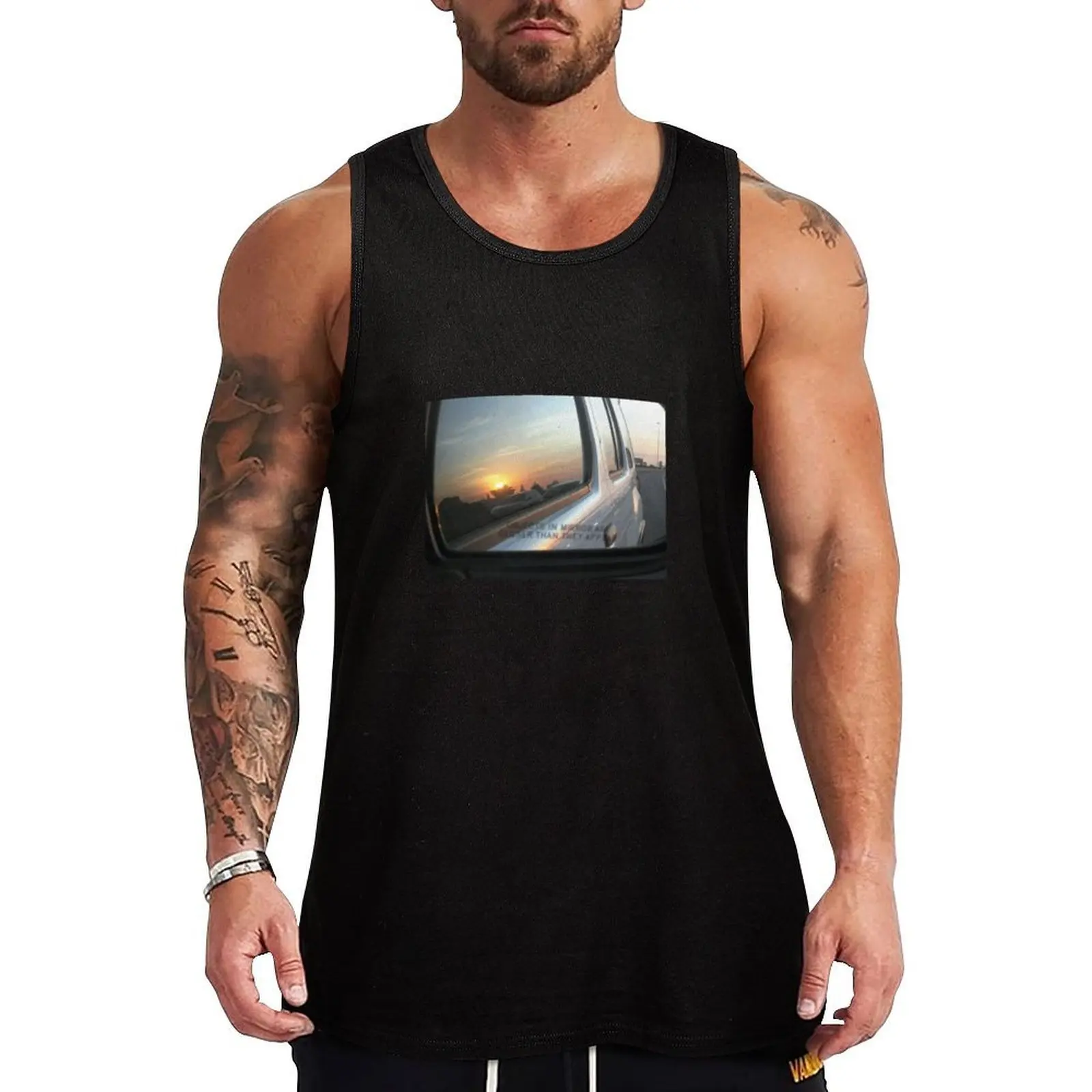 Objects In the Rear View Mirror May Appear Closer Than They Are Tank Top Everyday Wear Tank Top Comfortable Lightweight Shirt
Objects In the Rear View Mirror May Appear Closer Than They Are Tank Top Everyday Wear Tank Top Comfortable Lightweight Shirt