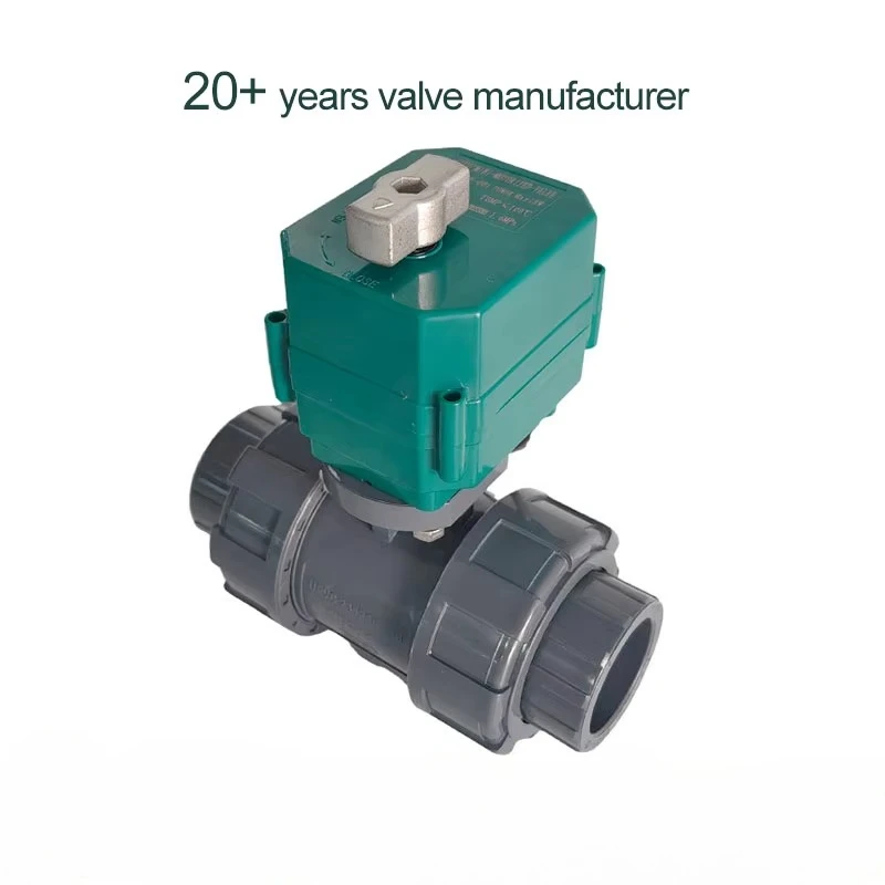 Upvc Pvc True Union Actuated Ball Valves Electric Valve Automatic Control Valve Motorized Valve Actuator 1/2" 3/4" 1" BSP NPT
Upvc Pvc True Union Actuated Ball Valves Electric Valve Automatic Control Valve Motorized Valve Actuator 1/2" 3/4" 1" BSP NPT