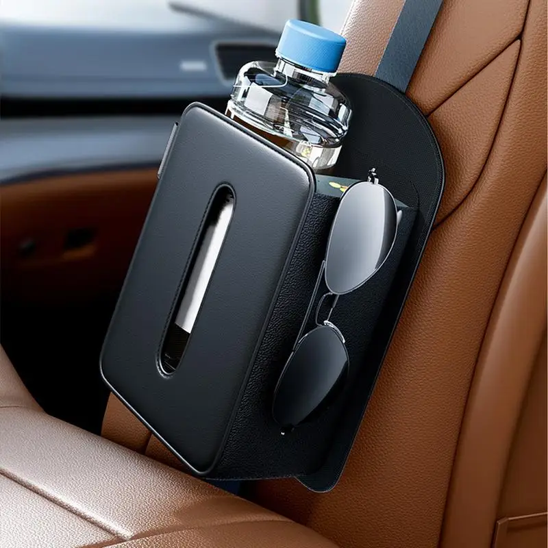 Car Seat Side Tissue Box Auto Tissue Dispenser Holder Leather Auto Passenger Seat Side Hanging Tissue Box Car Interior accessory
Car Seat Side Tissue Box Auto Tissue Dispenser Holder Leather Auto Passenger Seat Side Hanging Tissue Box Car Interior accessory