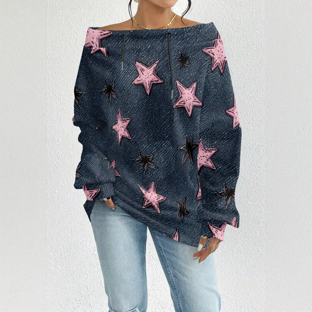 Винтажный потертый синий топ с открытыми плечами и шнурком, потертый лоскутный дизайн, пуловер с художественной звездой и сердечком
Винтажный потертый синий топ с открытыми плечами и шнурком, потертый лоскутный дизайн, пуловер с художественной звездой и сердечком