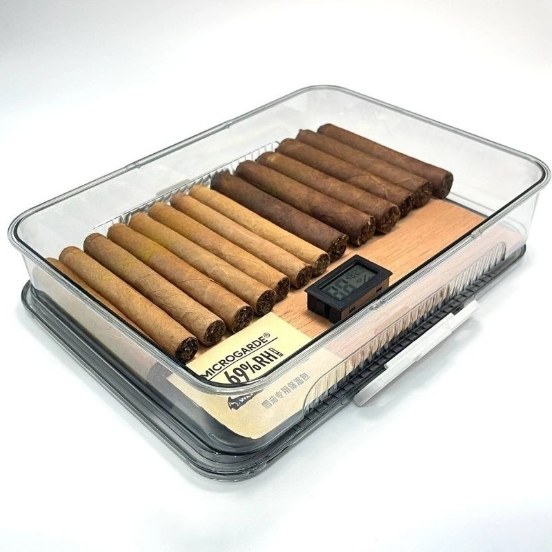 Cigar Maintenance , Small Sealed Box, Large Capacity for Business Travel, Layered Maintenance, High-end Moisturizing, High-end
Cigar Maintenance , Small Sealed Box, Large Capacity for Business Travel, Layered Maintenance, High-end Moisturizing, High-end