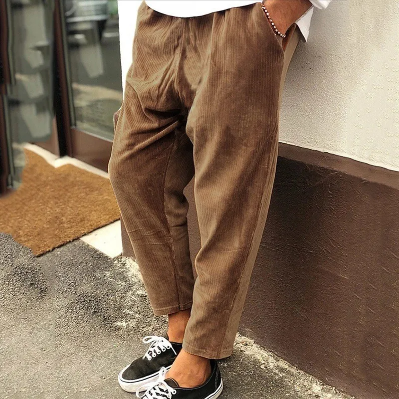 Male corduroy Casual Pants Solid Color Bottoms Sports Outdoor Joggers loose All-match straight Trousers Autumn-Winter pantalones
Male corduroy Casual Pants Solid Color Bottoms Sports Outdoor Joggers loose All-match straight Trousers Autumn-Winter pantalones
