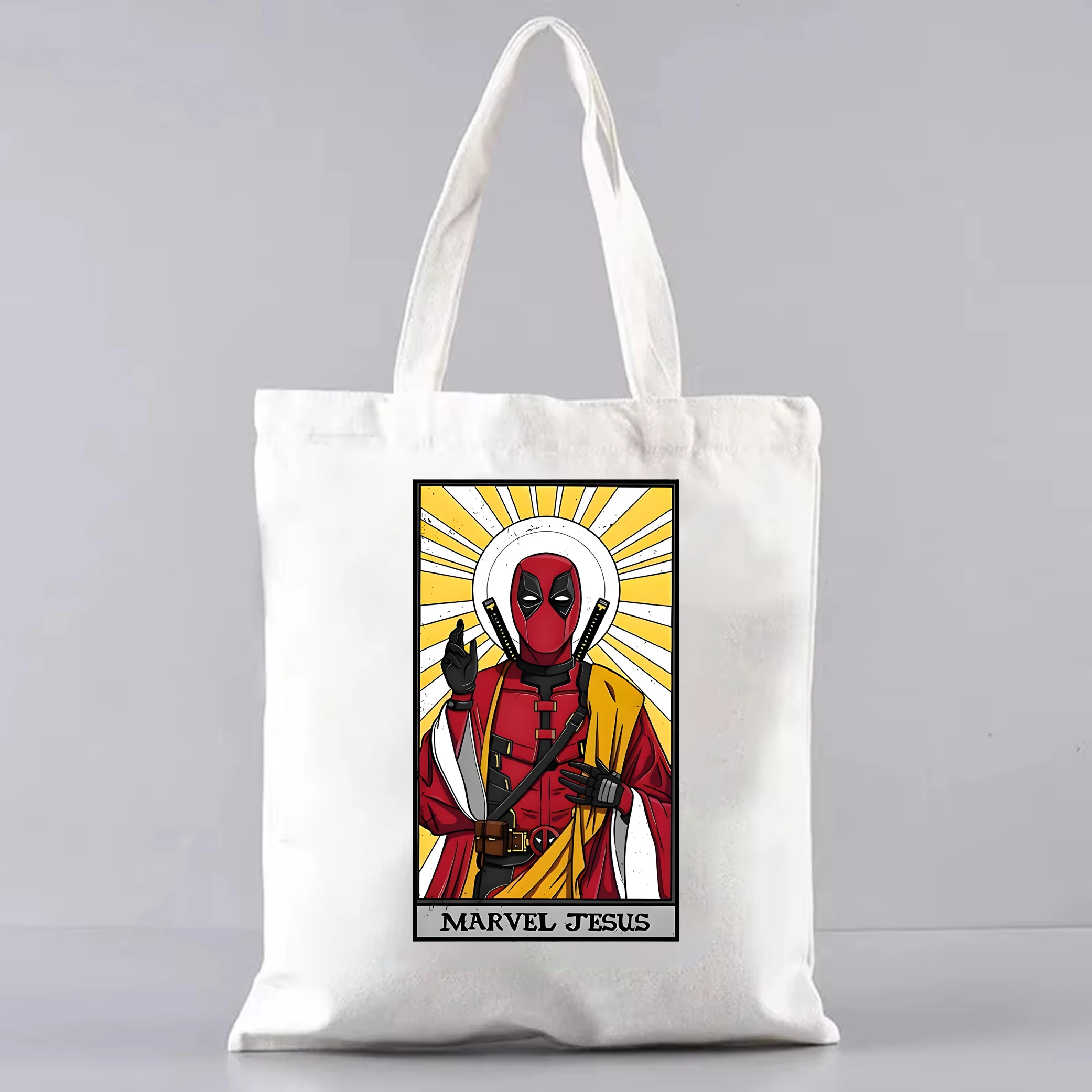 Холщовая сумка-тоут Marvel Иисуса, сумка на плечо Дэдпула, религиозная сумка-тоут, забавная женская сумка на плечо Дэдпула Иисуса, христианская сумка-тоут
Холщовая сумка-тоут Marvel Иисуса, сумка на плечо Дэдпула, религиозная сумка-тоут, забавная женская сумка на плечо Дэдпула Иисуса, христианская сумка-тоут