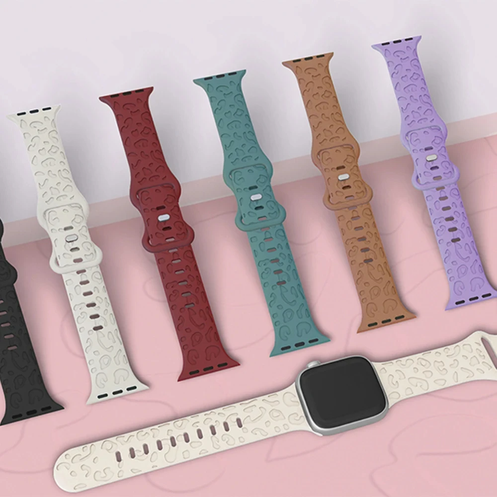 Ремешки с леопардовой гравировкой для Apple Watch, ремешок 45 мм, 44 мм, 49 мм, 41 мм, 46 40 мм, браслет Correa Iwatch Series 10 9 8 7 SE 6 5 3 Ultra 2
Ремешки с леопардовой гравировкой для Apple Watch, ремешок 45 мм, 44 мм, 49 мм, 41 мм, 46 40 мм, браслет Correa Iwatch Series 10 9 8 7 SE 6 5 3 Ultra 2