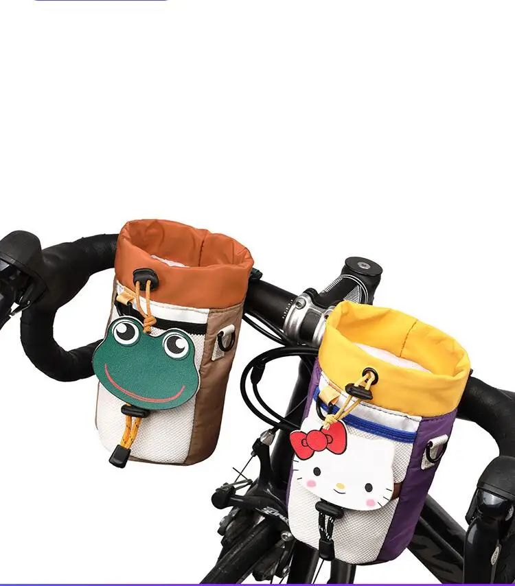 Симпатичная сумка-корзина для велосипеда для кемпинга — держатель для бутылки с водой и универсальная сумка с водонепроницаемой подкладкой, органайзер на передней стойке
Симпатичная сумка-корзина для велосипеда для кемпинга — держатель для бутылки с водой и универсальная сумка с водонепроницаемой подкладкой, органайзер на передней стойке