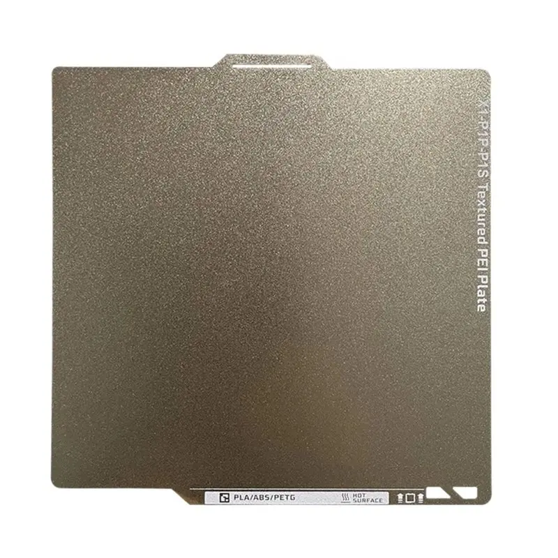 AED7-Textured PEI Bed For Bambu Lab P2S Build Plate Thicken Double Sided PEI Spring Steel Sheet Accessories
AED7-Textured PEI Bed For Bambu Lab P2S Build Plate Thicken Double Sided PEI Spring Steel Sheet Accessories