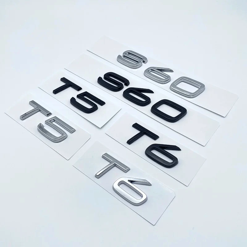 3D ABS Glossy Black Silver Emblem Sticker For Volvo S60 T5 T6 Car Rear Trunk Letters Modification Decoration Badge Accessories
3D ABS Glossy Black Silver Emblem Sticker For Volvo S60 T5 T6 Car Rear Trunk Letters Modification Decoration Badge Accessories