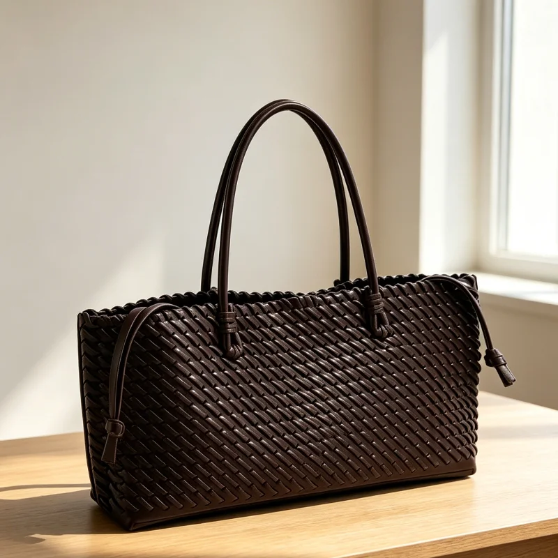 Luxury French Dark Woven PU Tote Bag Women Summer Square Hand Weave Handbag Magnetic Closure Commute Shoulder Bag Built In Bag
Luxury French Dark Woven PU Tote Bag Women Summer Square Hand Weave Handbag Magnetic Closure Commute Shoulder Bag Built In Bag