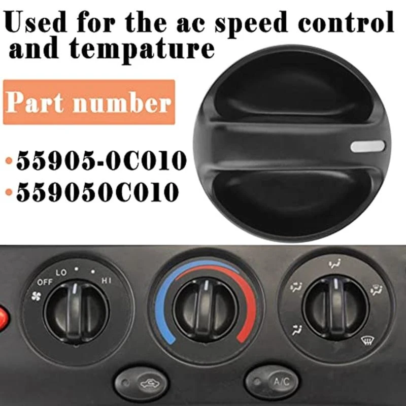 A70F Car Center Console Heater Button 559050C010 for Tundra 2000-2006
A70F Car Center Console Heater Button 559050C010 for Tundra 2000-2006