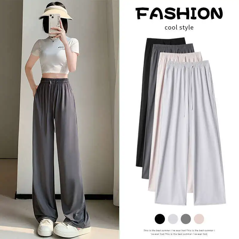 Lightning Delivery Wide Women's Summer New Style With Pocket Sunscreen Casual Loose And Slim Straight Leg Pants
Lightning Delivery Wide Women's Summer New Style With Pocket Sunscreen Casual Loose And Slim Straight Leg Pants